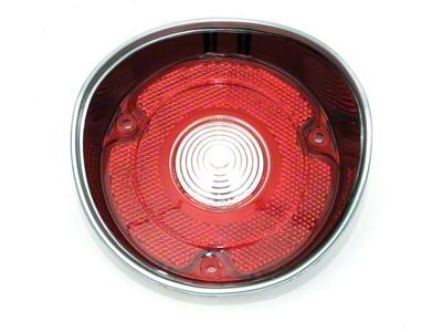 Chevelle Back-Up Light Lens, Without Chrome Trim, Left, Except Wagon, Left, 1971