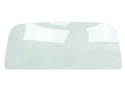 Back Window Glass; Green Tint (68-72 Chevelle 2-Door Sedan, Coupe)