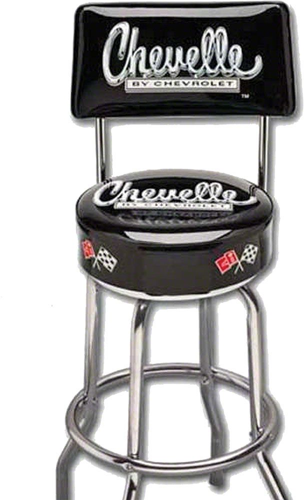 Ecklers Chevelle Bar Stool With Back Chevelle By Chevrolet