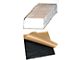 Hushmat Sound Deadening and Insulation Kit; Silver Foil; Bulk (Universal; Some Adaptation May Be Required)