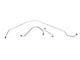 Chevelle Brake Line Set, Front, Malibu, For Cars With Manual Drum Brakes, 1964-1965