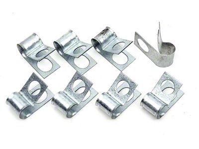 Clips,Brake/Gas Line R-Style,3/8 Single,All Years