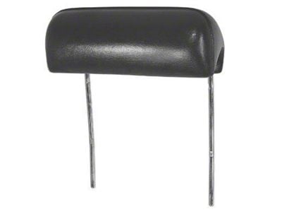 Chevelle Bucket Seat Headrests, Black, 1969