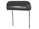 Chevelle Bucket Seat Headrests, Black, 1969