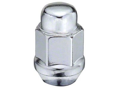 Closed-End Tapered Seat Lug Nut; 7/16-Inch-20; Single (64-81 Chevelle, Malibu)