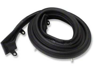 Chevelle Convertible Top Header Seal, With Molded Ends, 1966-1967