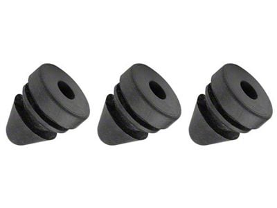 Convertible Top Motor Mounting Rubber Grommets; Set of 3 (64-72 Chevelle Convertible)