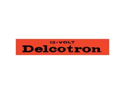 1964-71 Delcotron Alternator Decal