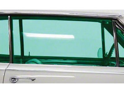 Chevelle Door Glass, 2-Door Coupe, Right Hand, 1964