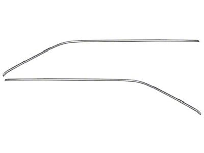 Chevelle Drip Rail Moldings, Coupe, 1966-1967