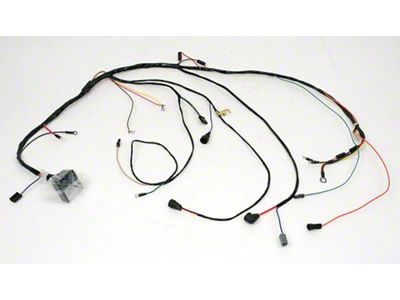 Chevelle Engine Wiring Harness, Big Block, For Cars With Factory Gauges & Turbo Hydra-Matic TH400 Automatic Transmission, 1972