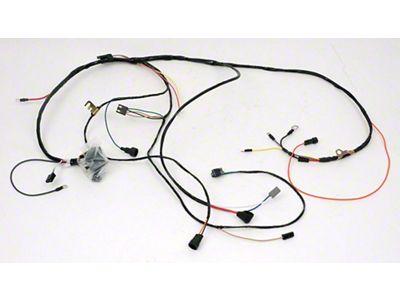 Chevelle Engine Wiring Harness, Big Block, For Cars With Warning Lights & Turbo Hydra-Matic TH400 Automatic Transmission, 1972