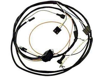 Chevelle Engine Wiring Harness, Small Block, For Cars With Warning Lights, 1968