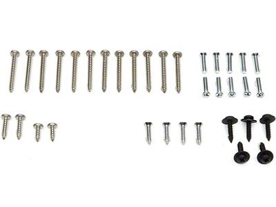 Chevelle Exterior Mounting Screw Assortment, 1971-1972