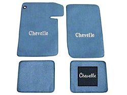 Chevelle Floor Mats, Dark Blue, 4-Piece Set, 80/20 Loop, ACC, 1964-1967