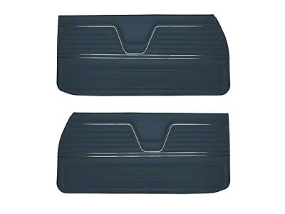 Front Door Panels; Madrid Dark Metallic Blue (1969 Chevelle)