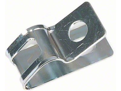 Chevelle Fuel Line Retaining Clips, Double, 3/8 & 1/4, For Cars With Return Line, 1968-1972