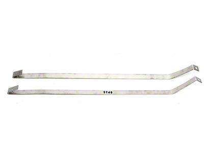 Chevelle Fuel Tank Straps, Galvanized, 1968-1972