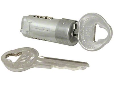 Chevelle Glove Box Lock Set, With Original Style Keys, 1966-1967