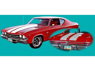 Hood and Deck Stencil Kit (68-69 Chevelle)