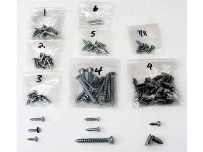 Chevelle Interior Fastener Set, 1964-1967