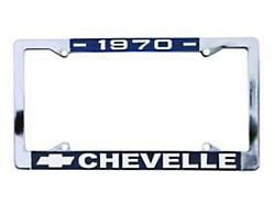 Chevelle License Plate Frames, 1966