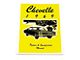 Chevelle Literature, Chevelle Feature & Spec. Manual, 1969