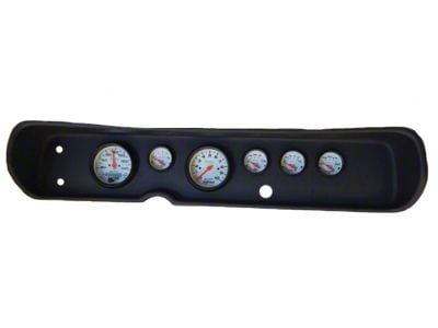 Chevelle & Malibu Instrument Cluster Panel, Black Finish, With Phantom Gauges, 1964-1965