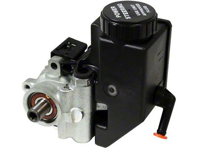 Chevelle & Malibu Power Steering Pump, Type II, Plain Cast Iron Housing, With Integral Reservoir, 1964-1983