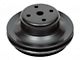 Chevelle or Malibu Water Pump Pulley, V8, Double Groove, Black, For Cars With Air Conditioning, NOS Original GM, 1969