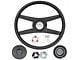 OE Style Comfort Grip Steering Wheel; 15-Inch; Black (71-72 Chevelle; 74-76 Laguna; 76-77 Malibu)