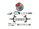 The Right Stuff Detailing Performance Series 2-Inch Drop Front Manual Disc Brake Conversion Kit with Chrome Brake Booster/Master Cylinder; Red Calipers (64-72 Chevelle)