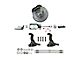 The Right Stuff Detailing Performance Series Front Manual Disc Brake Conversion Kit with Chrome Brake Booster/Master Cylinder; Black Calipers (64-72 Chevelle)