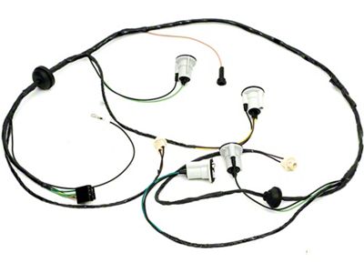 Chevelle Rear Body Panel Wiring Harness, 2-Door Coupe, Convertible Or Sedan, 1971-1972