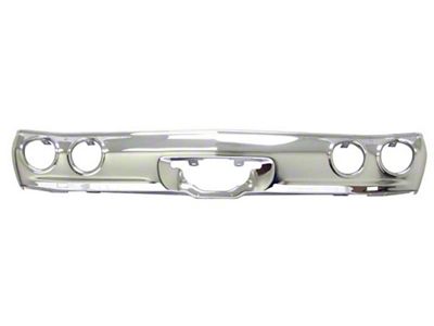 Rear Bumper; Chrome (71-72 Chevelle, Excluding Wagon)