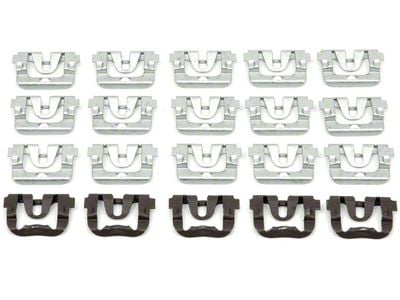 Chevelle Rear Window Molding Clip Set, Except Wagon, 1968-1972