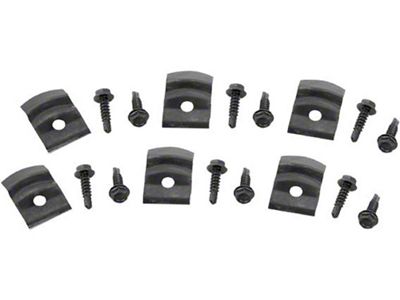 Chevelle Rocker Panel Molding Clips, 1964-1968