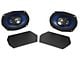 Custom Autosound Chevelle Speakers, Rear Package Shelf, 6 x 9, 200 Watt, 1964-1972