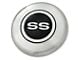 Steering Wheel Horn Cap with SS Logo; Chrome (66-73 Chevelle, Malibu w/ Automatic Transmission)