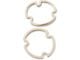 Chevelle Taillight Lens Gaskets, Except Wagon, 1971-1972