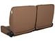 TMI Cruiser Pro-Bench Split Back Seat; 60-Inch; Saddle Brown Vinyl with Brown Stitching (Universal; Some Adaptation May Be Required)