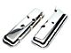 Chevelle Valve Covers, Big Block, Chrome, Without Drip Rail, For Cars With Power Brake Booster, 1965-1972