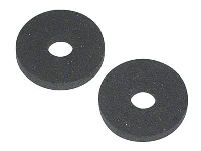 Window Crank Foam Washers; Set of 2 (64-72 Chevelle)