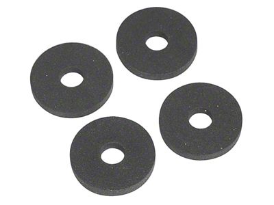 Window Crank Foam Washers; Set of 4 (64-72 Chevelle)