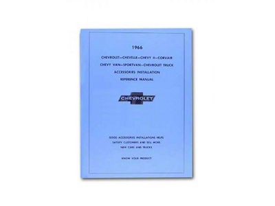 Chevrolet Accessories Installation Manual, 1966