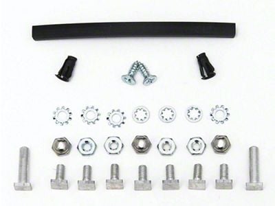 Chevy Accessory Deck Lid Trim Hardware Kit, 1957