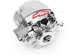 Chrome Alternator,w/Bowtie,120 Amp 1-Wire,47-72