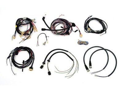 Chevy Alternator Conversion Wiring Harness Kit, With Automatic Transmission, V8, 2-Door Sedan, 1956