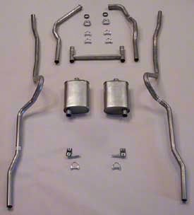 Ecklers Turbo Exhaust,w/Rack & Pinion,w/Manifolds,2,55-57