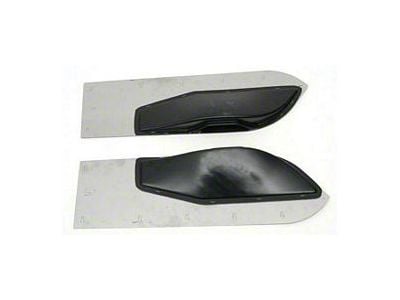 Chevy Armrest Bases, Front, 2-Door Hardtop & Convertible, Bel Air, 1955